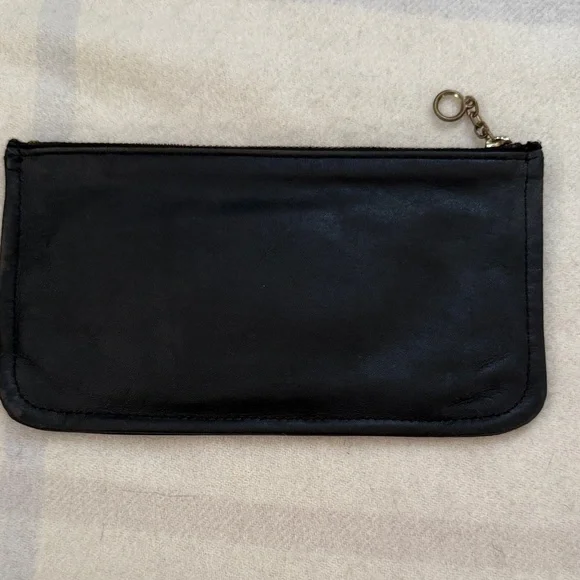 COACH Vintage Black Leather Skinny Case - Picture 4 of 8